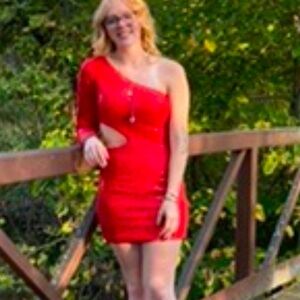 Stylish Red One-Shoulder Dress